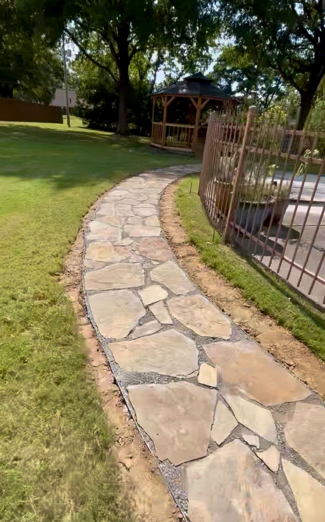 Beautiful Flagstone Walkway by Buena Vista Landscape image