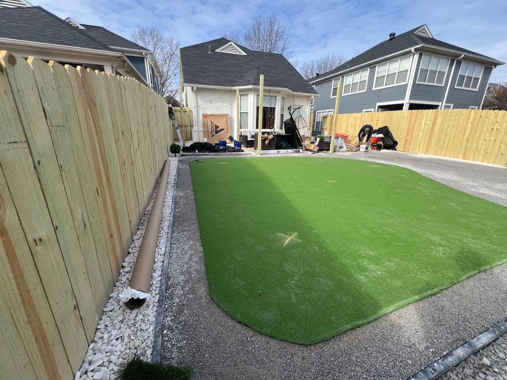 Gallery photos for Retaining Wall & Backyard Putting Green – Harbor Town: Image #9