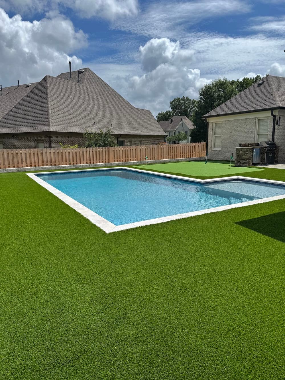 Artificial turf Install image