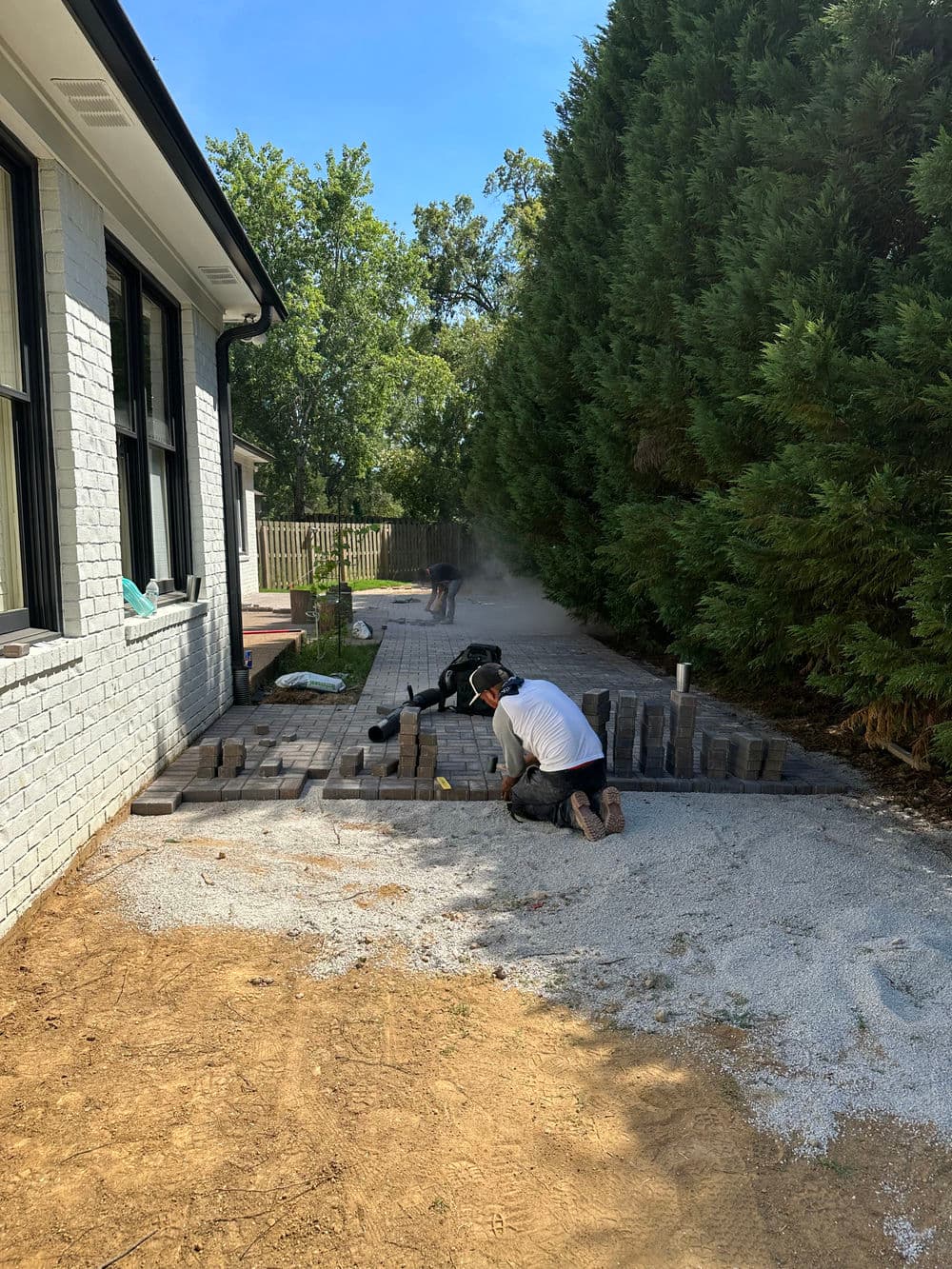 Gallery photos for Brick Patio Transformation in Collierville: Image #2