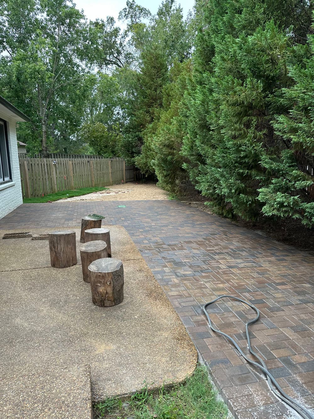 Gallery photos for Brick Patio Transformation in Collierville: Image #3