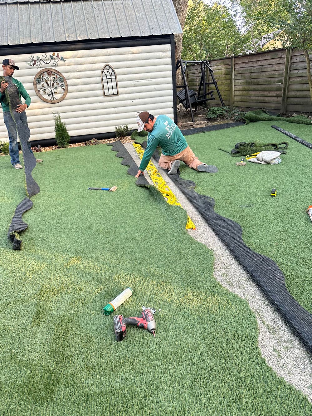 Gallery photos for Stunning Artificial Turf Installation in Memphis: Image #1