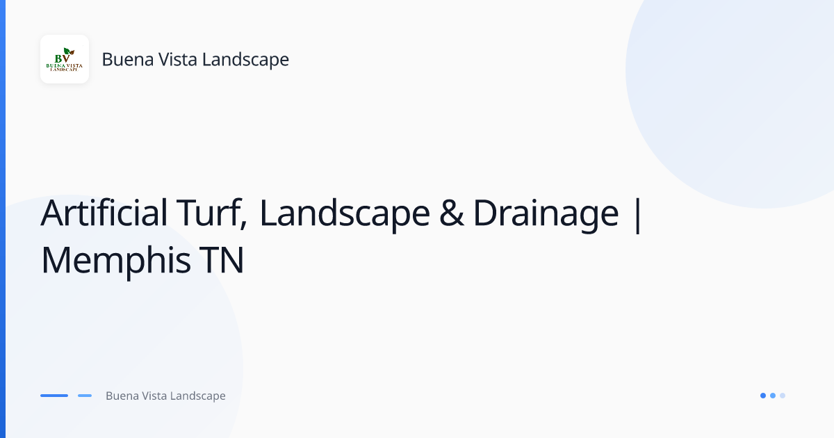 Buena Vista Landscape - Landscaping in Memphis