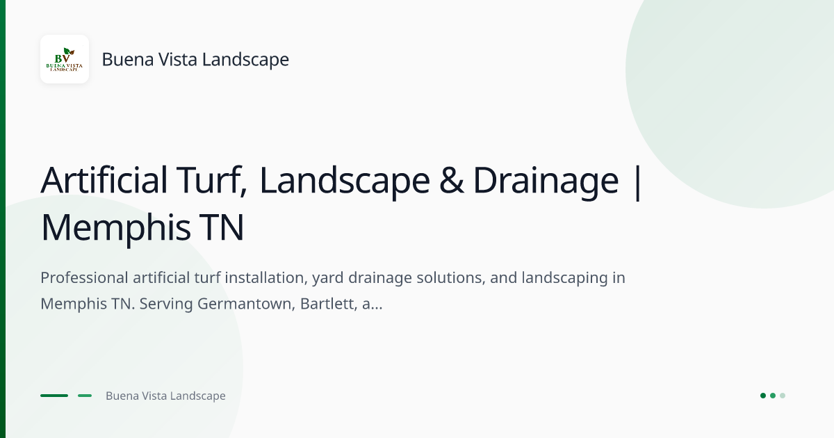 Buena Vista Landscape - Landscaping in Memphis